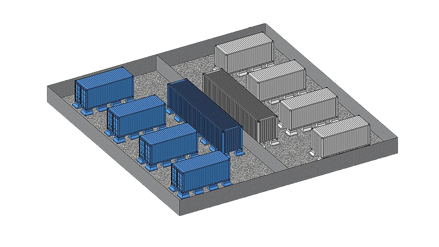 Site plan — The Battery Street 14 1/2
