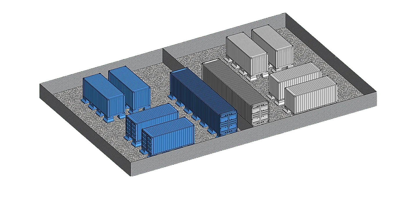 Site plan — The Battery Street 7 1/2